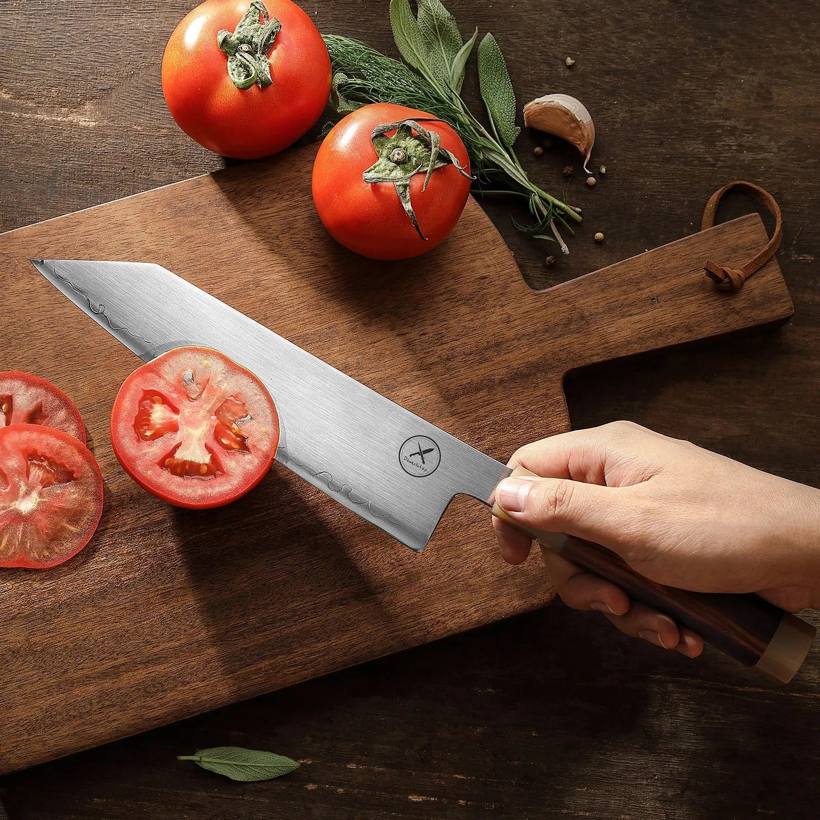 Japan ZDP-189 Bunka – Oktagonaler Griff aus Eisenholz & weißem Horn damastop.shop - Damastshop