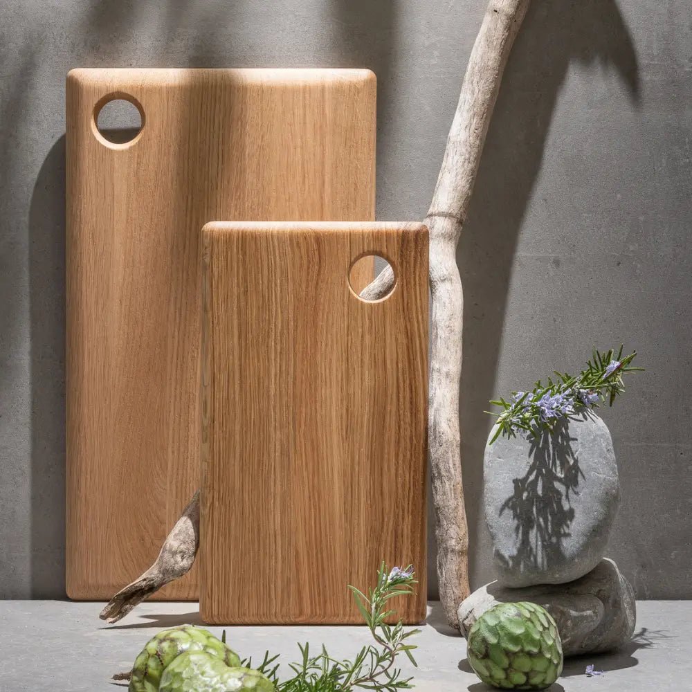 Pure Design 2er-Set Schneidebretter – schlicht, praktisch, natürlich Macani - Damastshop