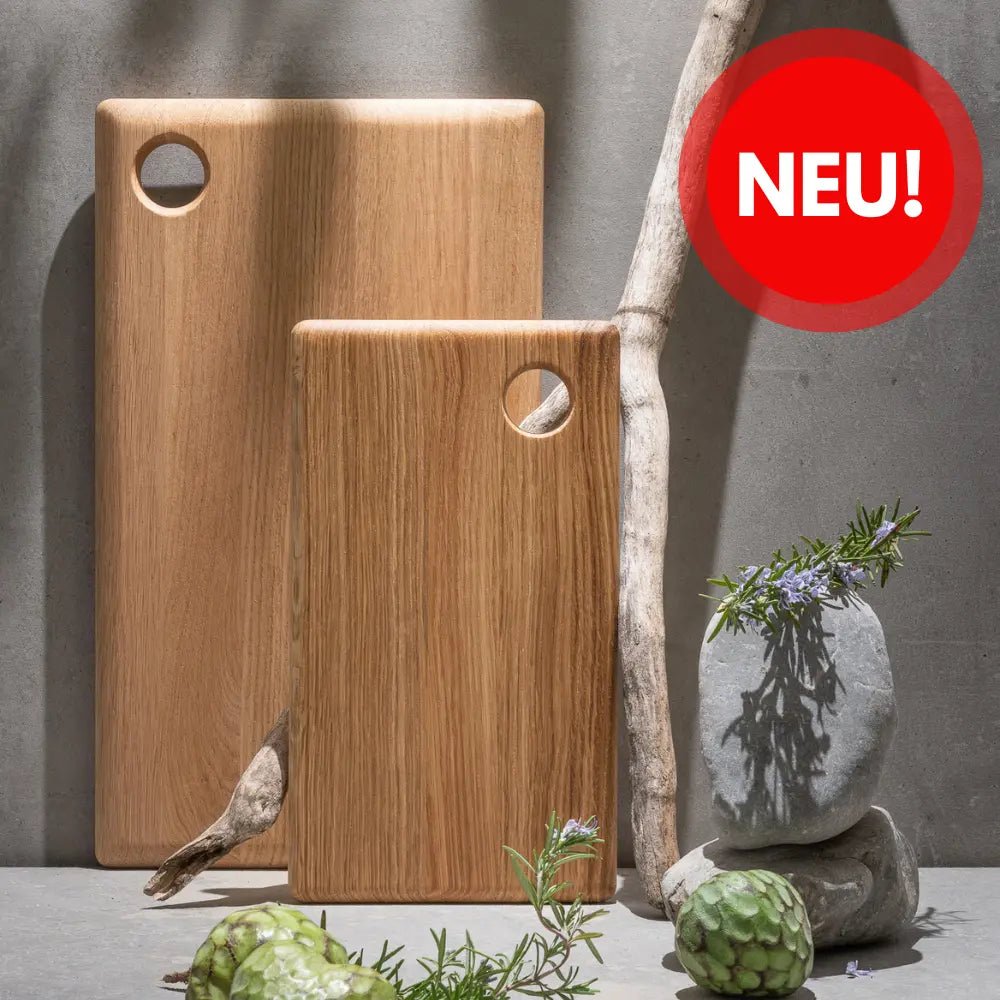 Pure Design 2er-Set Schneidebretter – schlicht, praktisch, natürlich Macani - Damastshop