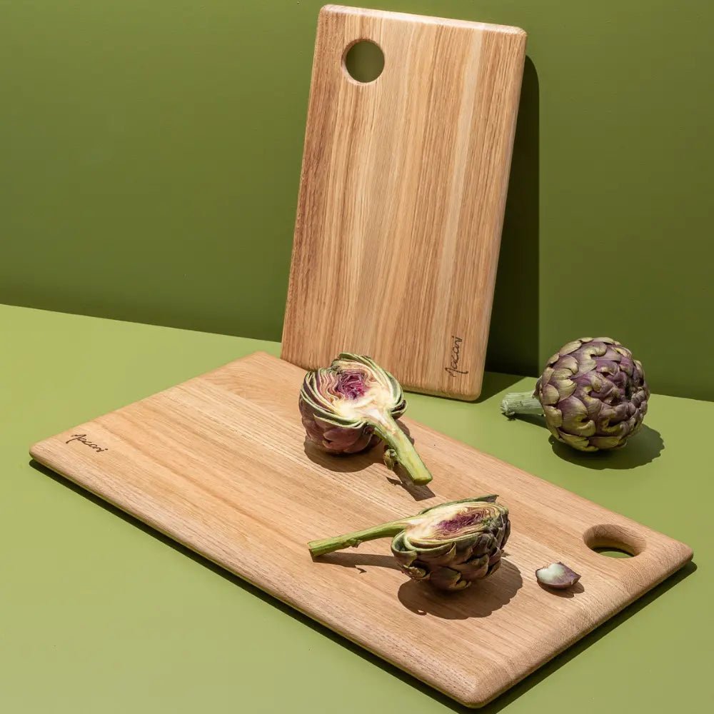 Pure Design 2er-Set Schneidebretter – schlicht, praktisch, natürlich Macani - Damastshop