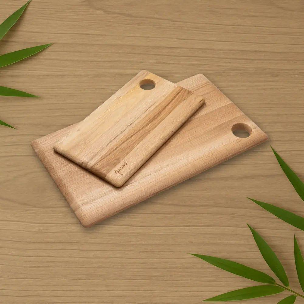 Pure Design 2er-Set Schneidebretter – schlicht, praktisch, natürlich Macani - Damastshop