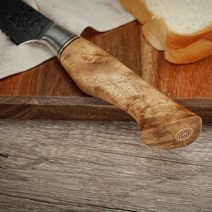 Damast Brotmesser Bergahorn damastop.shop - Damastshop