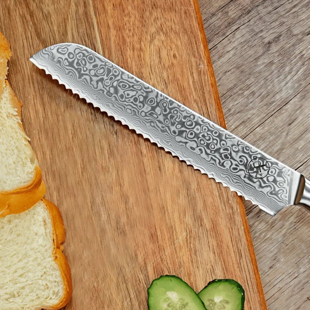 Damast Brotmesser Bergahorn damastop.shop - Damastshop