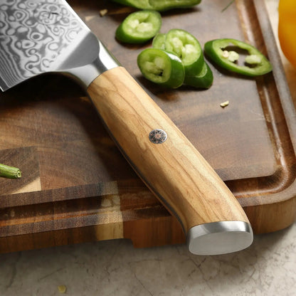 Damast Nakiri Olive damastop.shop - Damastshop