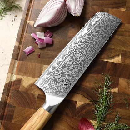 Damast Nakiri Olive damastop.shop - Damastshop