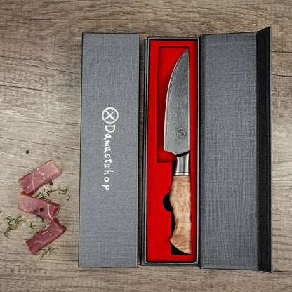 Damast Steakmesser Bergahorn damastop.shop - Damastshop