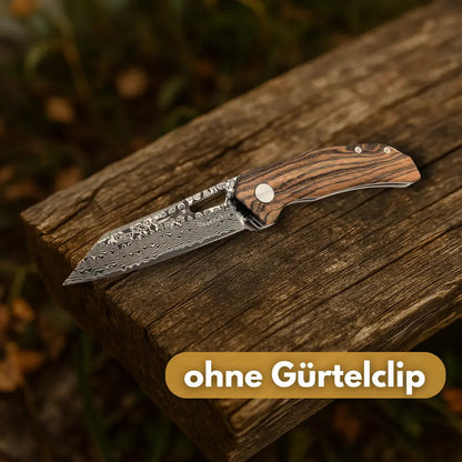 Damast Taschenmesser Cocobolo damastop.shop - Damastshop
