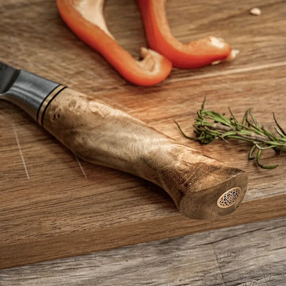 Damast Universalmesser Bergahorn damastop.shop - Damastshop