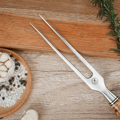 Geschmiedete Fleischgabel Bergahorn damastop.shop - Damastshop