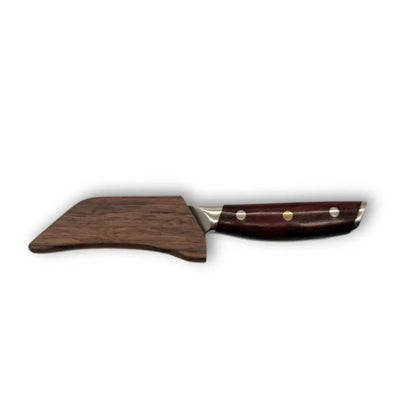 Holzhülle für gebogenes Schälmesser damastop.shop - Damastshop