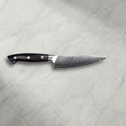 Personalisierbares Premium Damast Universalmesser Ebenholz damastop.shop - Damastshop