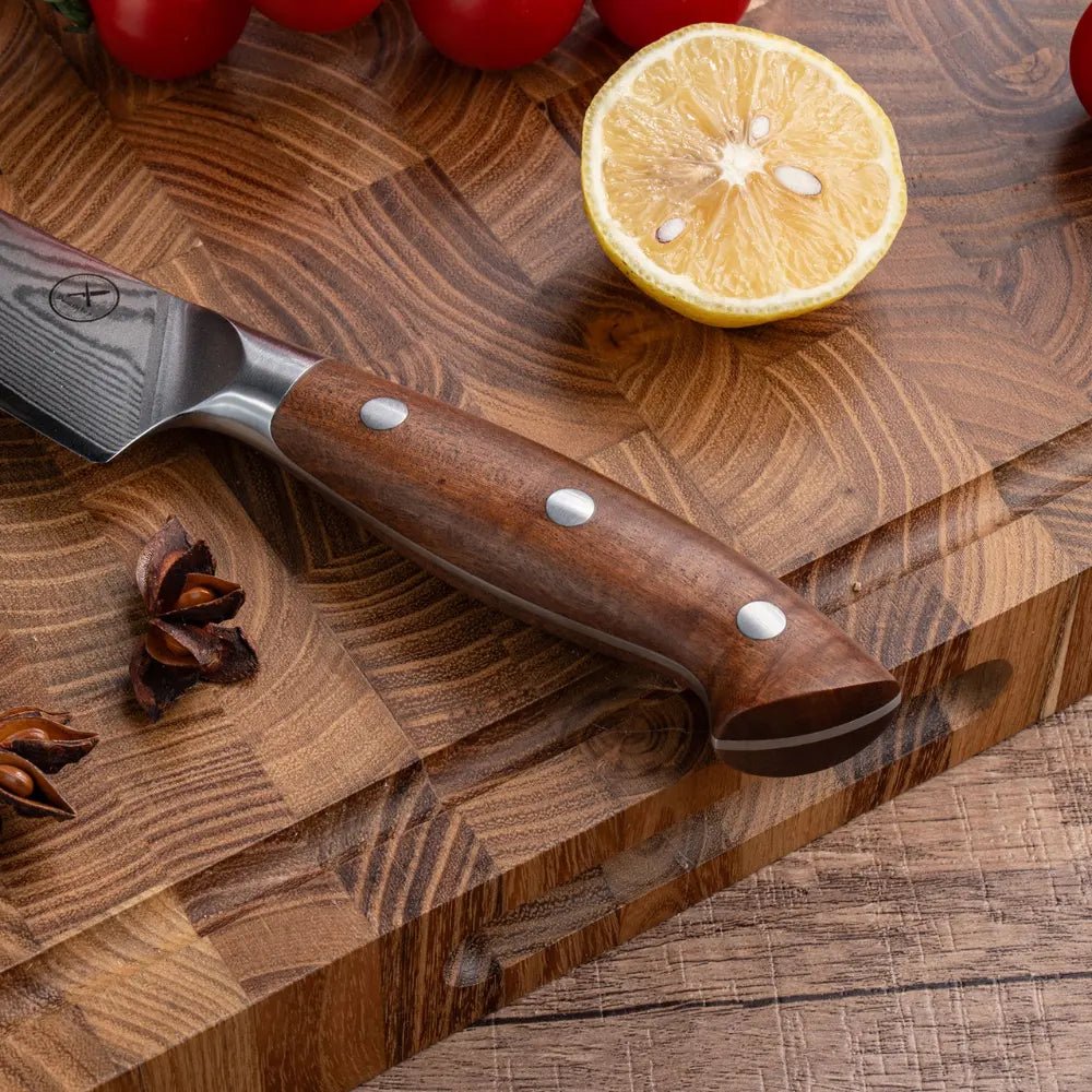 Premium Damast 5er Set Red Wood damastop.shop - Damastshop