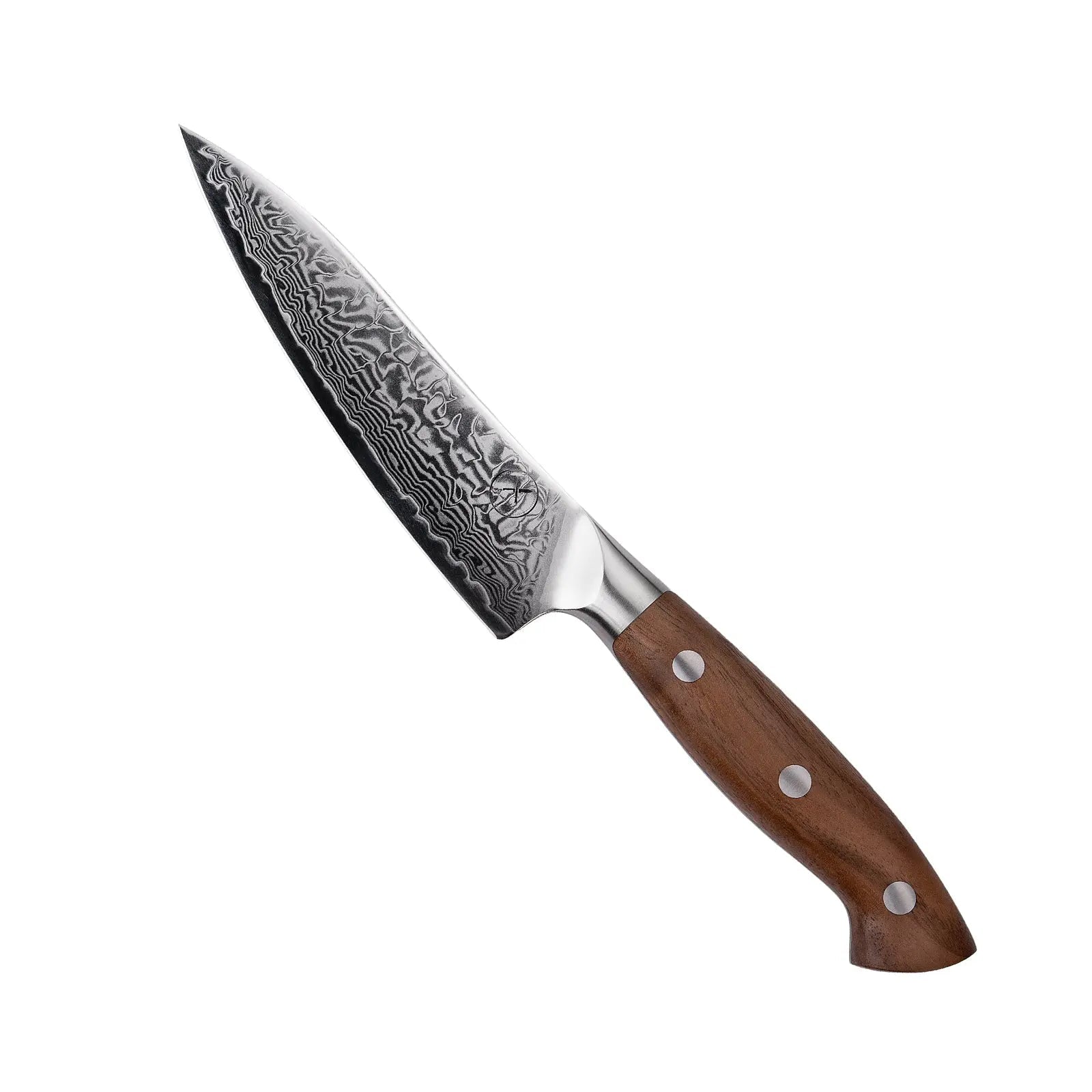 Premium Damast Universalmesser Walnuss damastop.shop - Damastshop